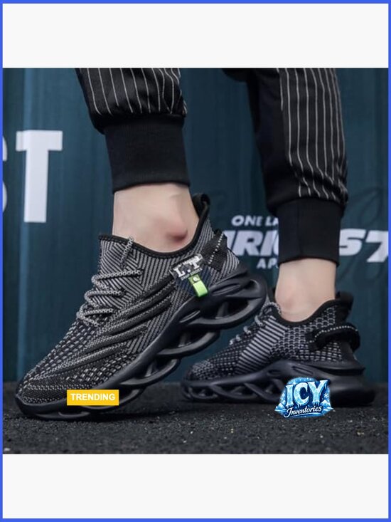 Lightweight Breathable Running Shoes Non Slip Workout Gym Sneakers main image 4